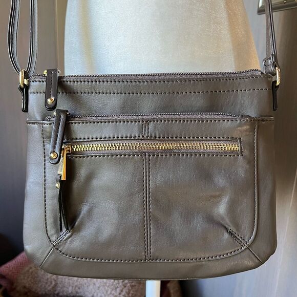 TIGNANELLO Leather Crossbody Organizer - Picture 1 of 10